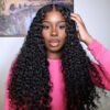 Wear Go Kinky Curly 9x6 Pre Bleached Tiny Knots Pre-Cut HD Lace Glueless Wig